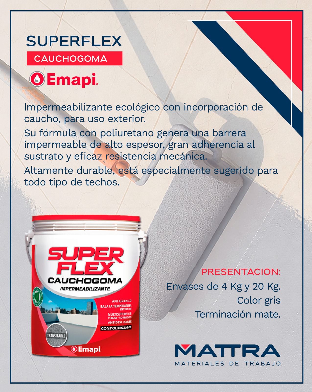 EMAPI Superflex caucho