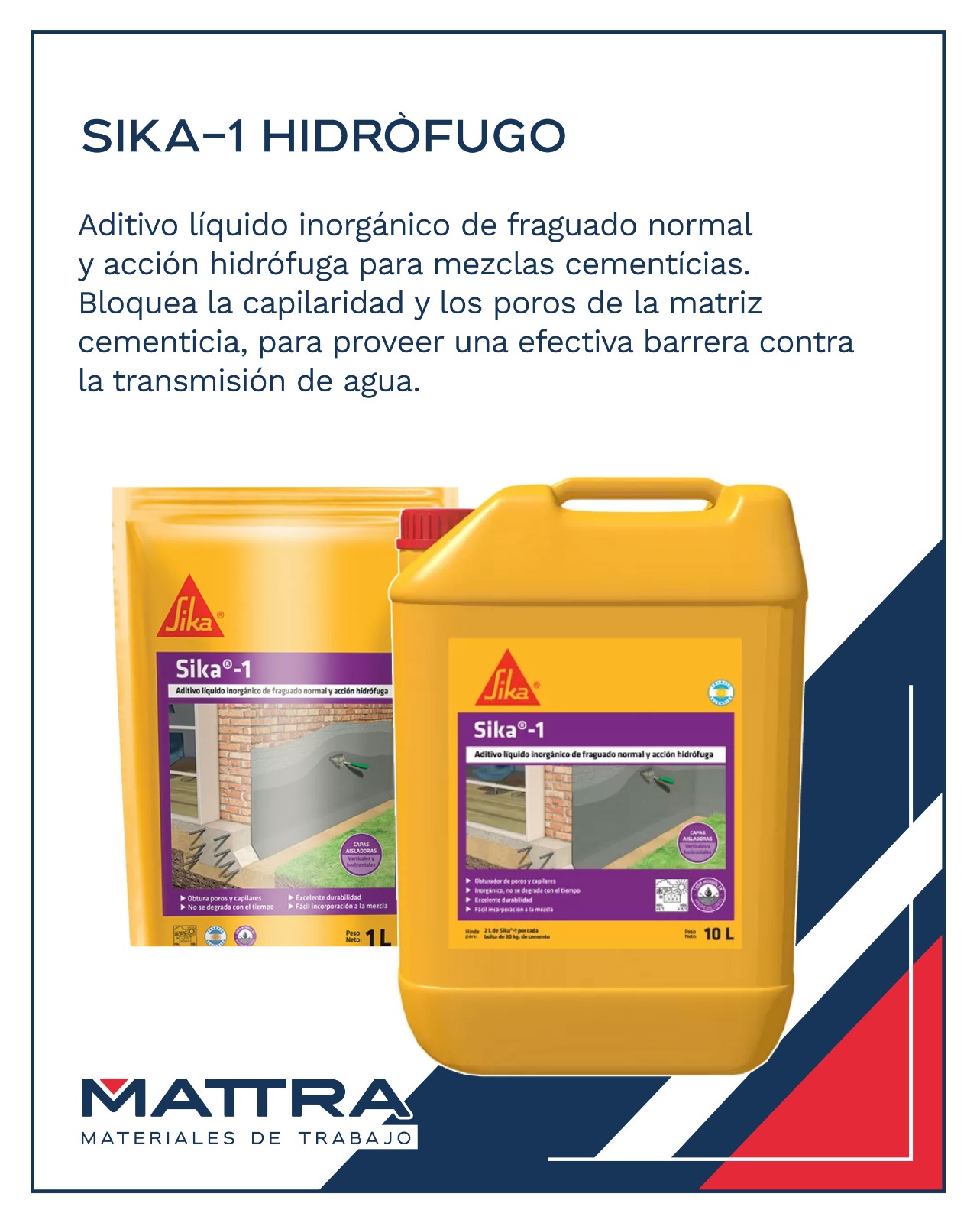 SIKA hidrofugo