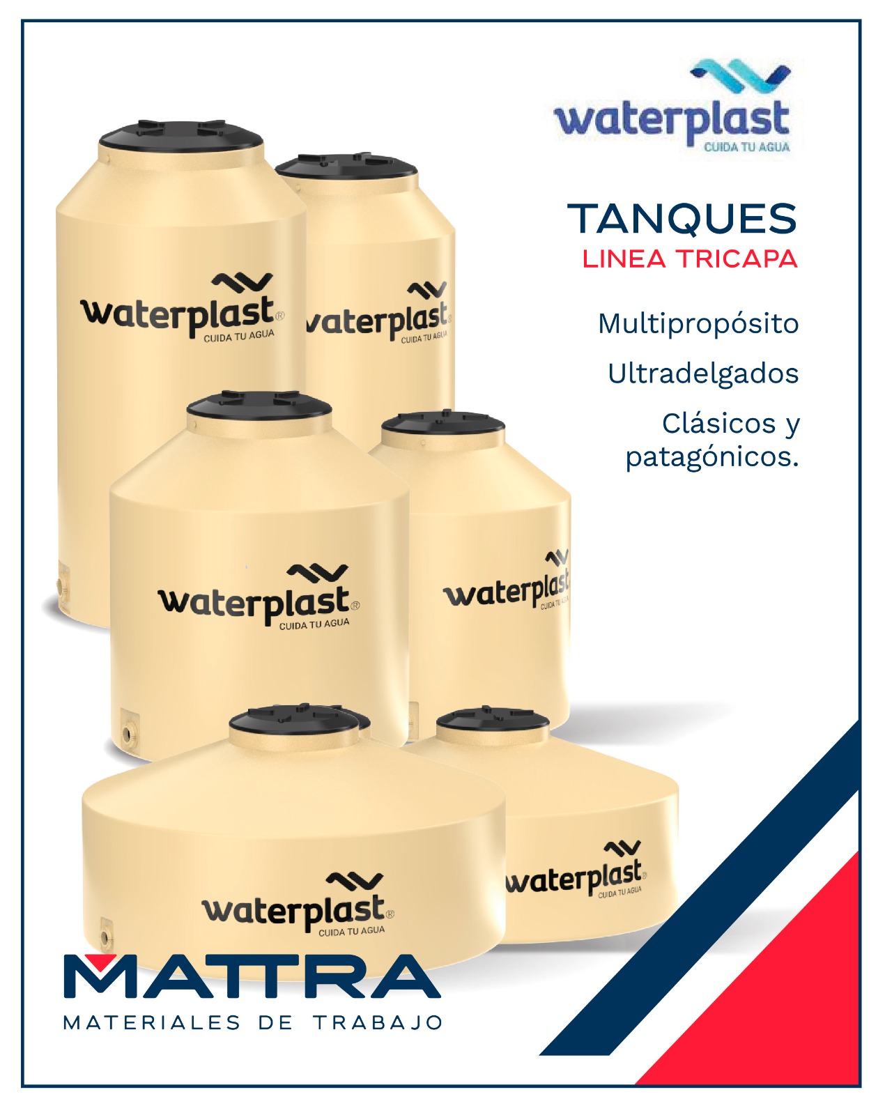 WATERPLAST tanques TRI ARENA
