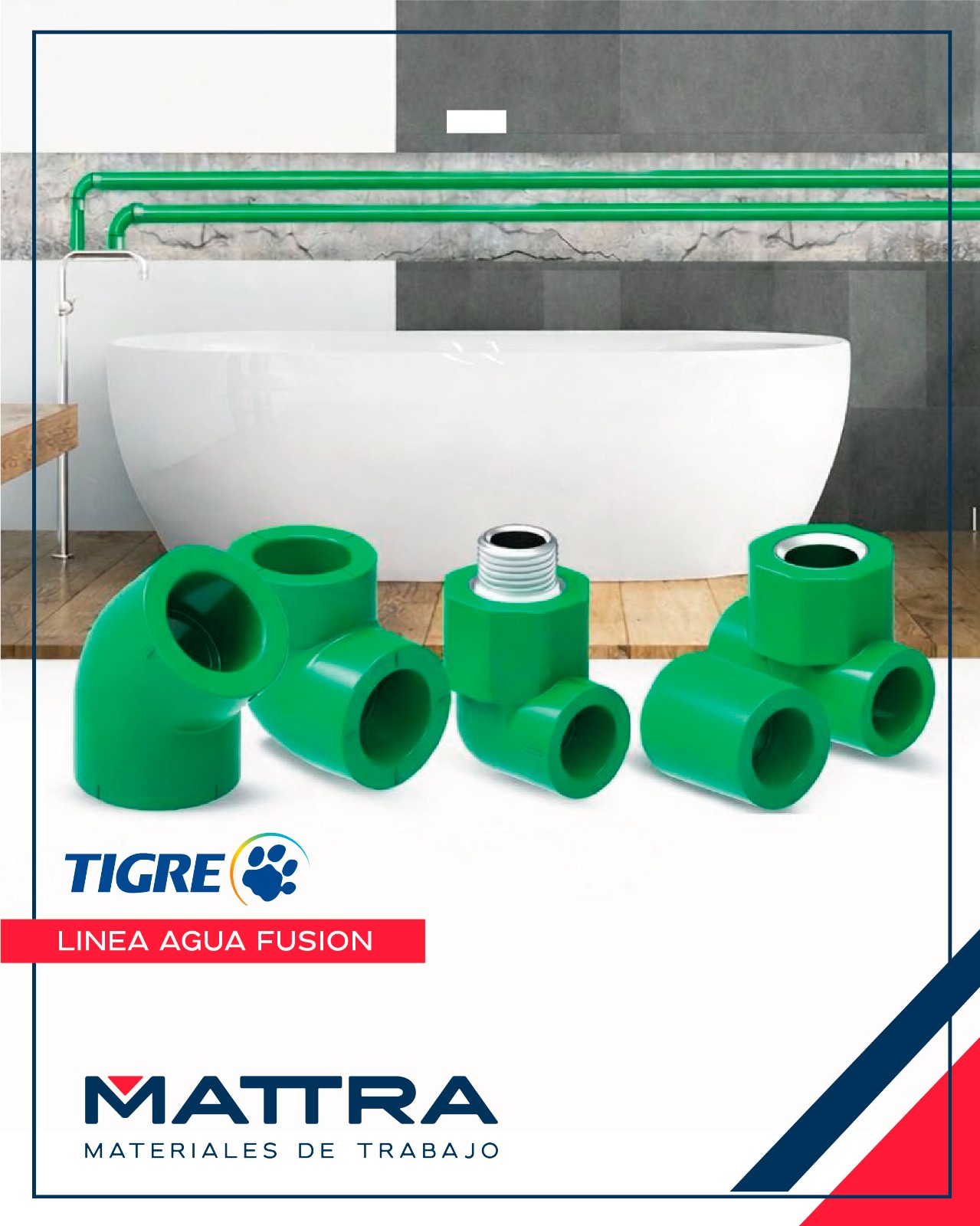 canos TIGRE agua fus